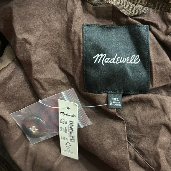 NWT Madewell Corduroy Crop Dorset Blazer Size XXL - Picture 13 of 13